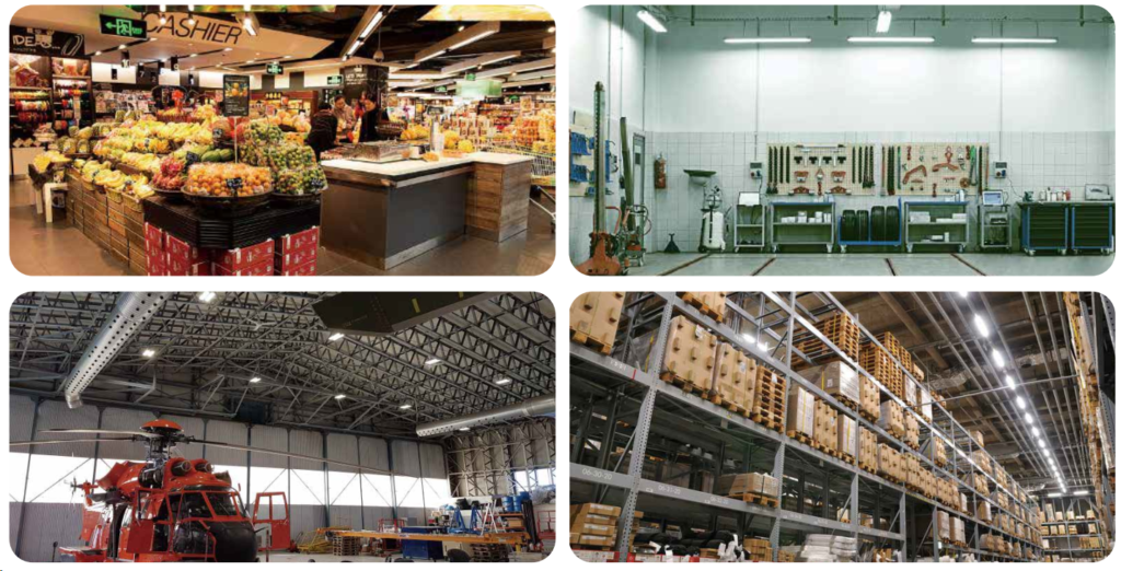 Widely use in Factory, Workshop, Warehouse, Logistics Center, Exhibition Hall, Stadium, Gas Station,Supermarket and etc.