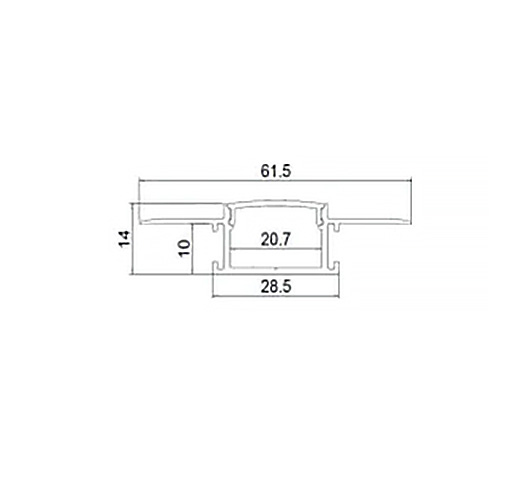Mud In Aluminum Profile